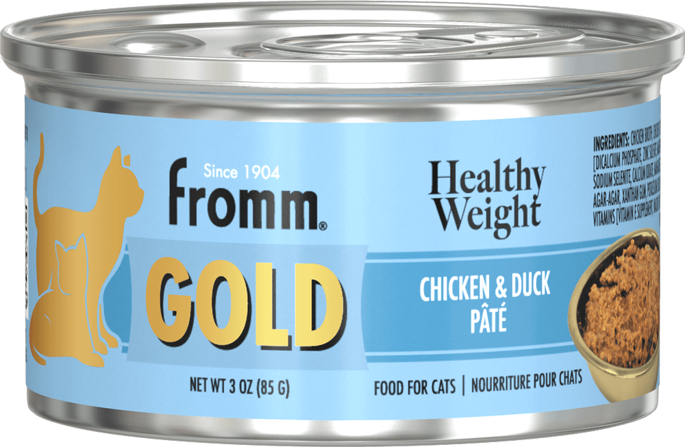 Fromm Gold Healthy Weight Chicken & Duck Pate 3.0 OZ Canned Cat Food