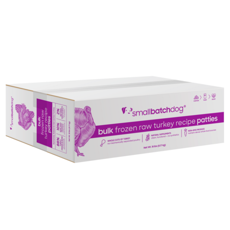 Smallbatch Dog Frozen Bulk Turkey 18#