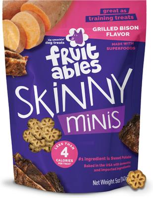 Fruitables: Skinny Minis 5oz Bag - Grilled Bison Flavor