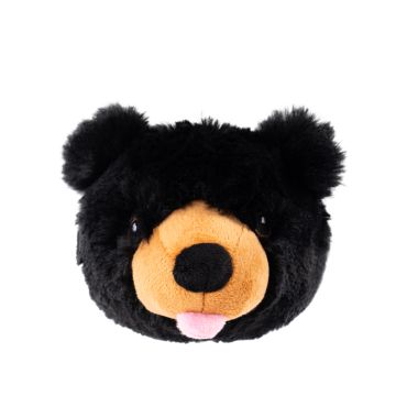 Tall Tails: 2-in-1 Fetch Ball Dog Toy - Black Bear