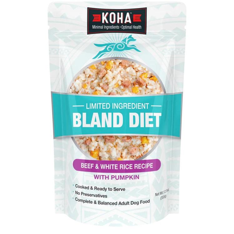 Koha Limited Ingredient Bland Diet Beef and White Rice Recipe With Pumpkin