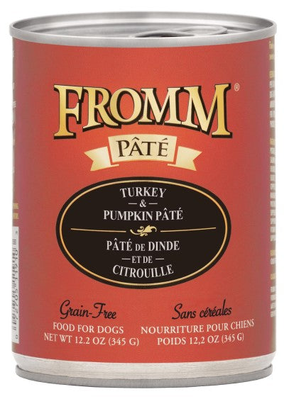 Fromm Wet Dog Food - Grain Free Turkey & Pumpkin Pate