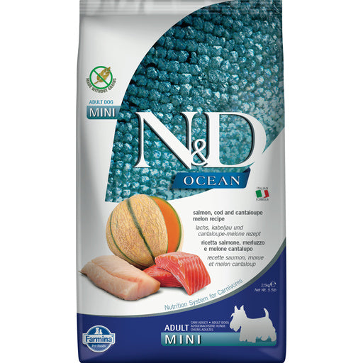 Farmina Dog Dry GF OCEAN Salmon, Cod, & Cantaloupe Mini 15.4#