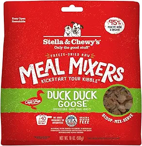 Stella & Chewy's: Freeze- Dried Raw Meal Mixers - Duck Duck Goose 18oz Bag