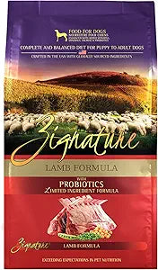 Zignature: Lamb Formula 25lb Dog Food Bag