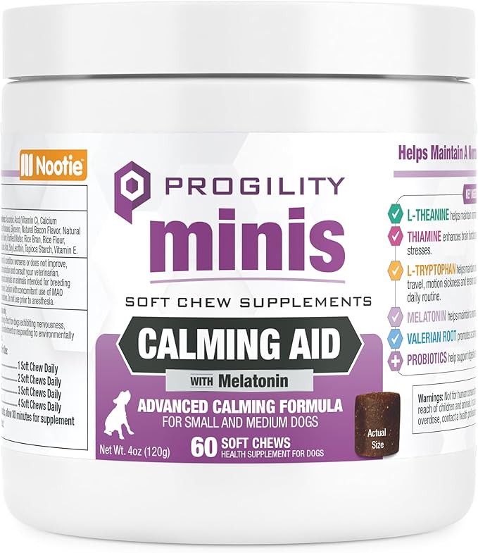 Progility Max Minis Calming Aid With Melatonin 4 oz