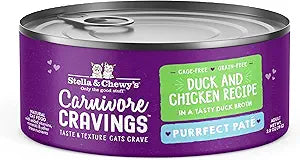 Stella & Chewy's Carnivore Cravings Duck & Chicken Recipe 2.8oz Can Cat Food