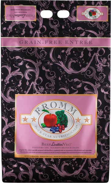 Fromm: Beef Livattini Veg Recipe Cat Food 10lb Bag