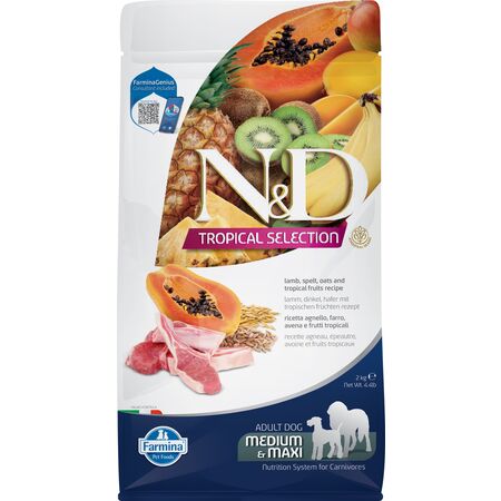 Farmina Dry Tropical Selections Lamb Adult Medium/Maxi 4.4 lb