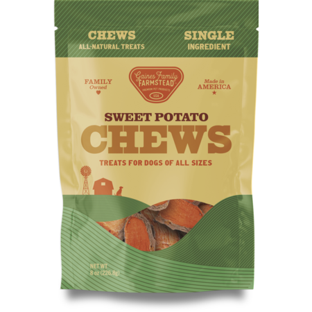 Gaines Family Dog Treat Sweet Potato Chews 8 oz