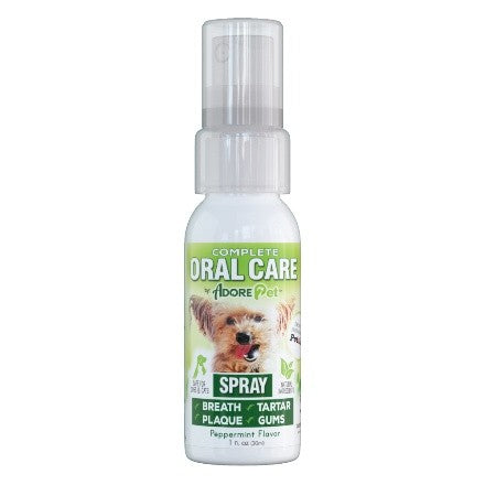 Adore Dog Oral Care Peppermint Spray 1 oz