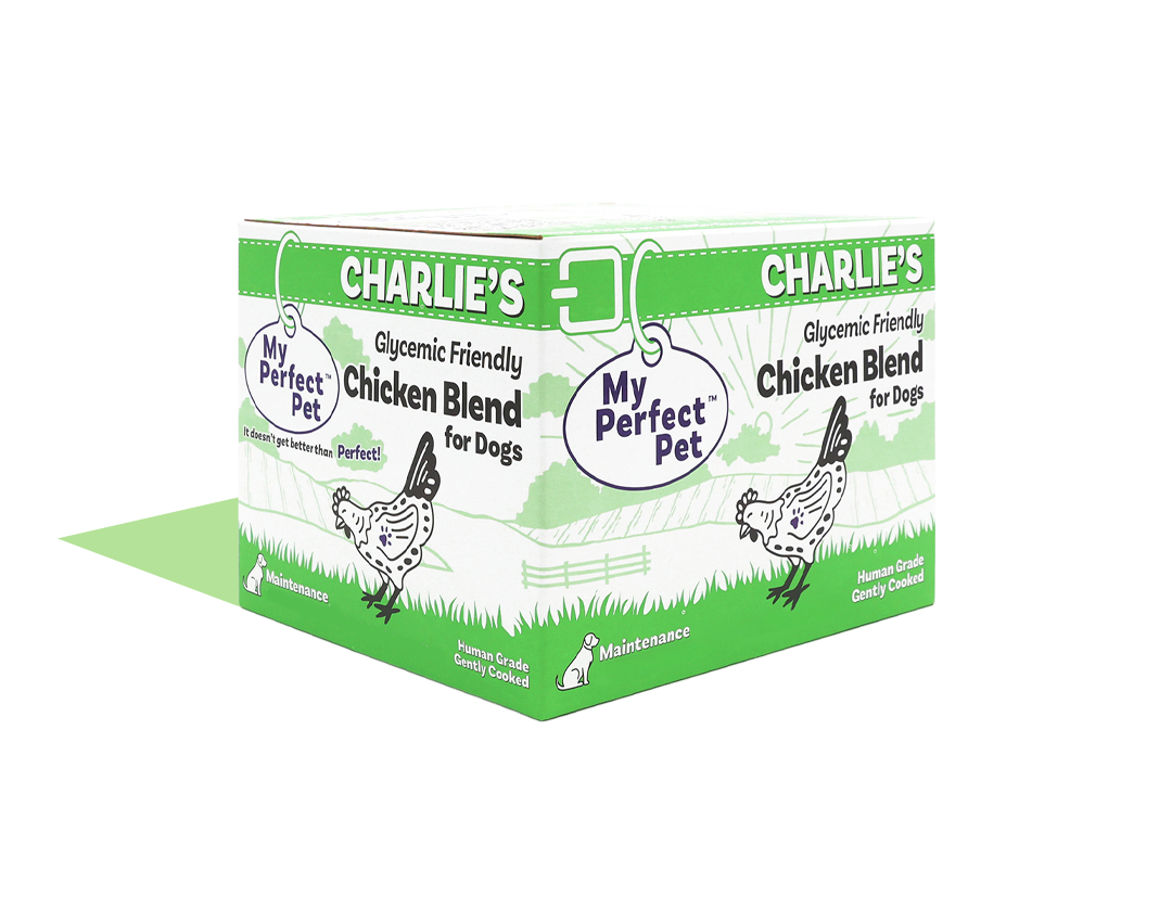 My Perfect Pet: Charlie's Glycemic Friendly Chicken- for Dogs 3lb Box with 12 Individual Wrapped Bars
