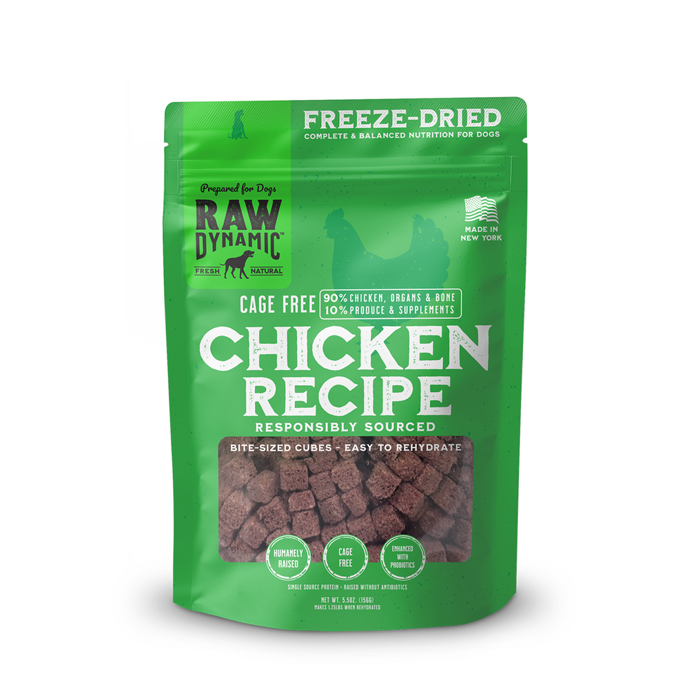 Raw Dynamic: Freeze-Dried Chicken Recipe for Dogs