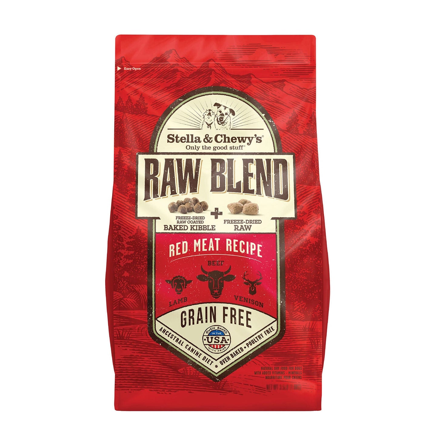 Stella & Chewy's: Raw Blend - Red Meat Recipe 3.5lb Bag