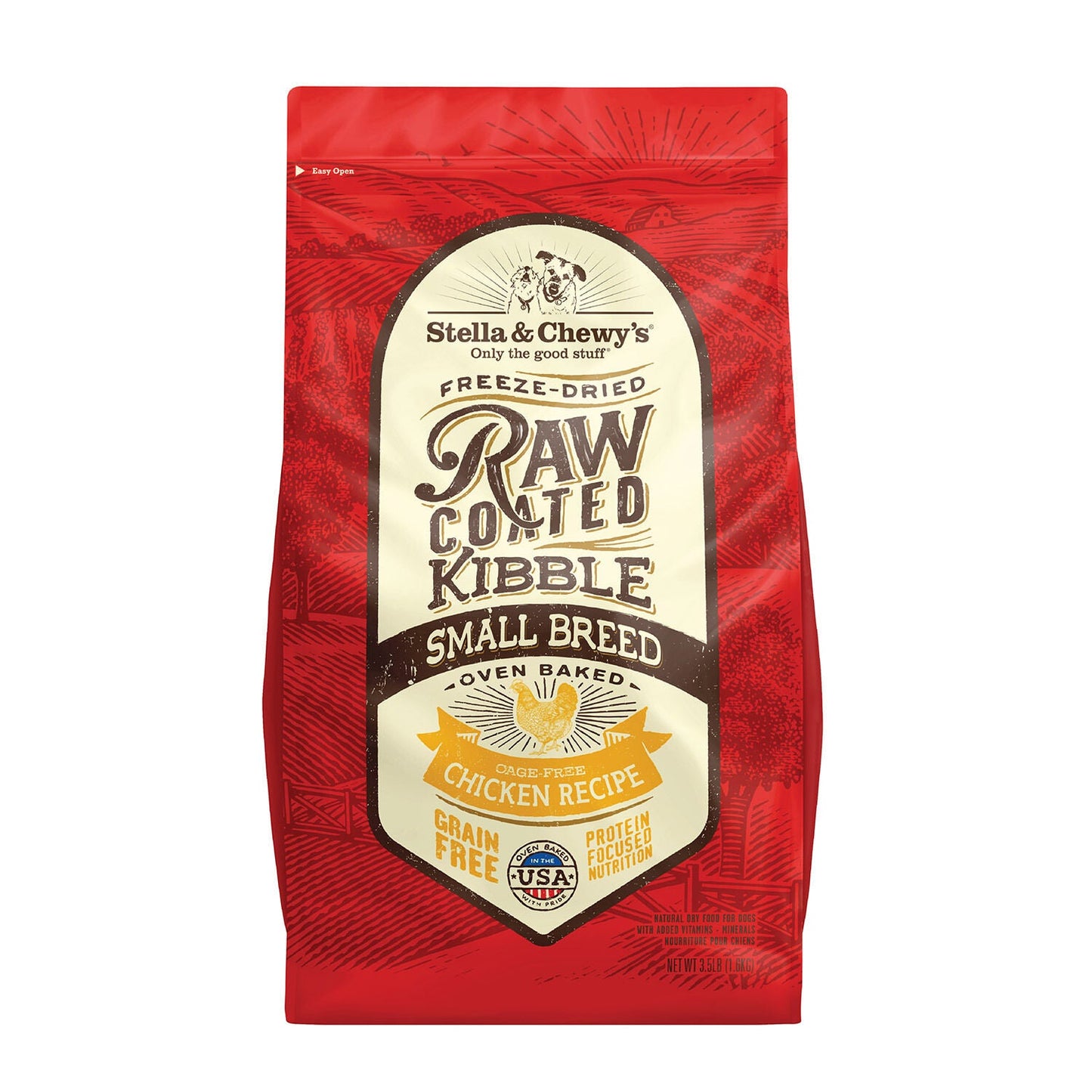 Stella & Chewy's: Raw Coated Kibble - Small Breed Cage-Free Chicken Recipe 3.5lb Bag