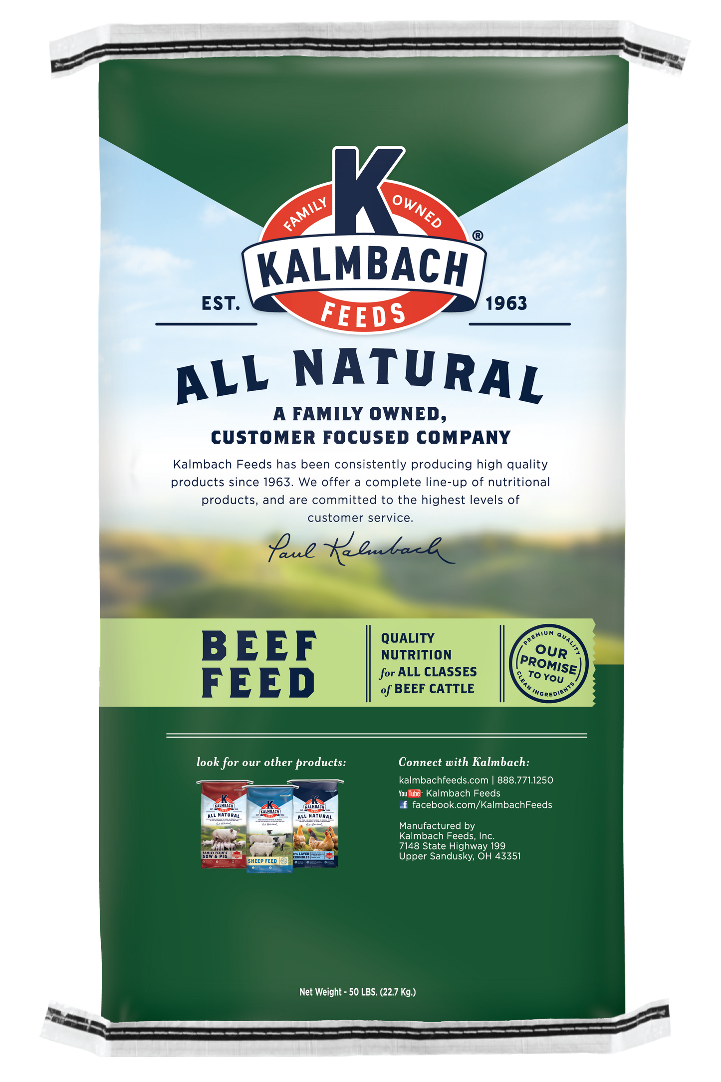 Kalmbach 14% Beef Stocker 50 lb