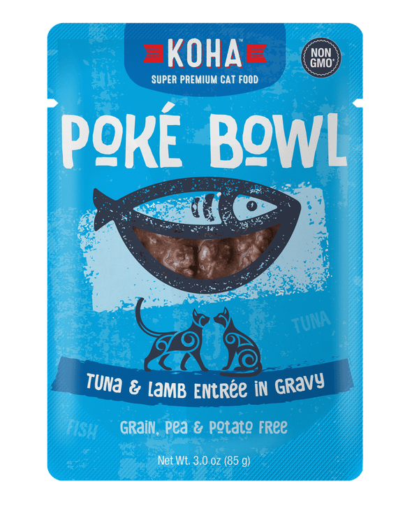 Koha: Poké Bowl Tuna & Lamb Entrée in Gravy 3oz Pouch