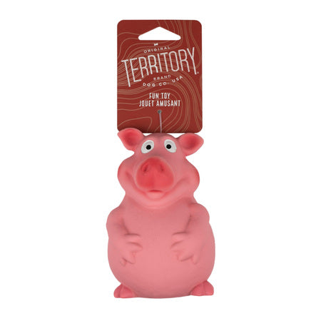Territory Dog Toy Latex Pig