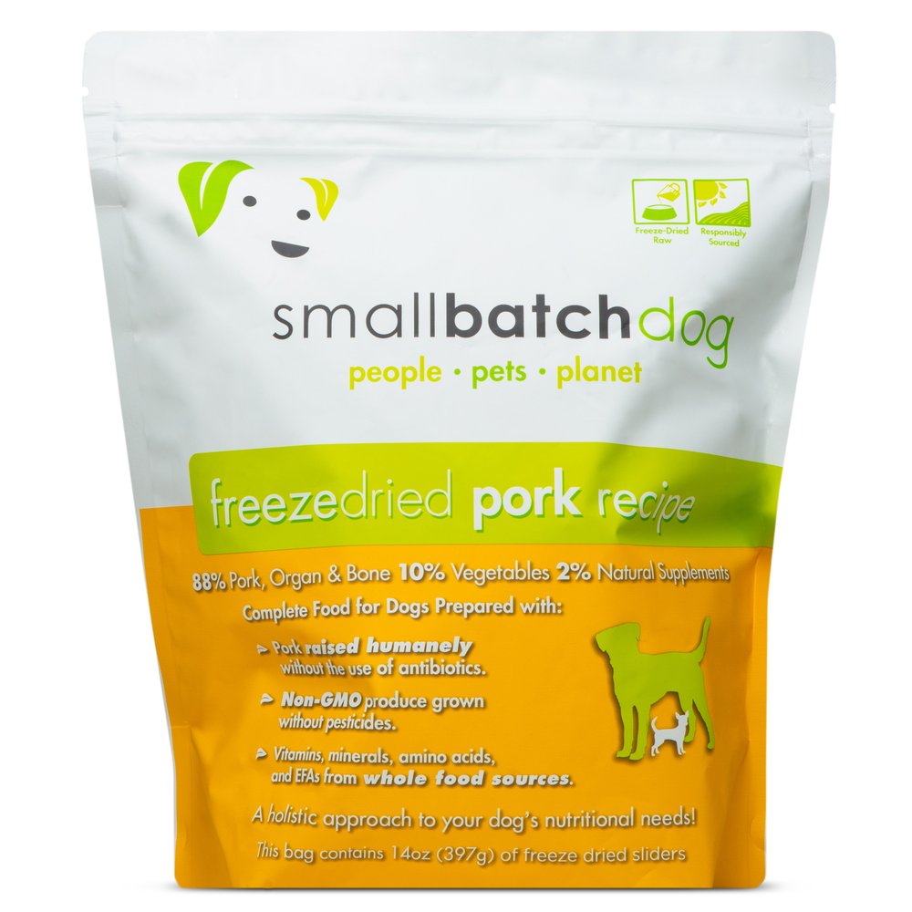 Small Batch Dog Freeze dried Pork Recipe 14 oz
