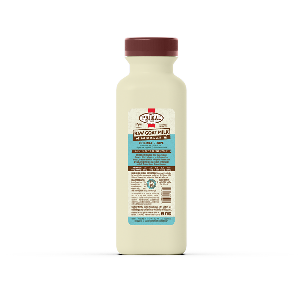 Primal Raw Goat Milk 16 fl oz