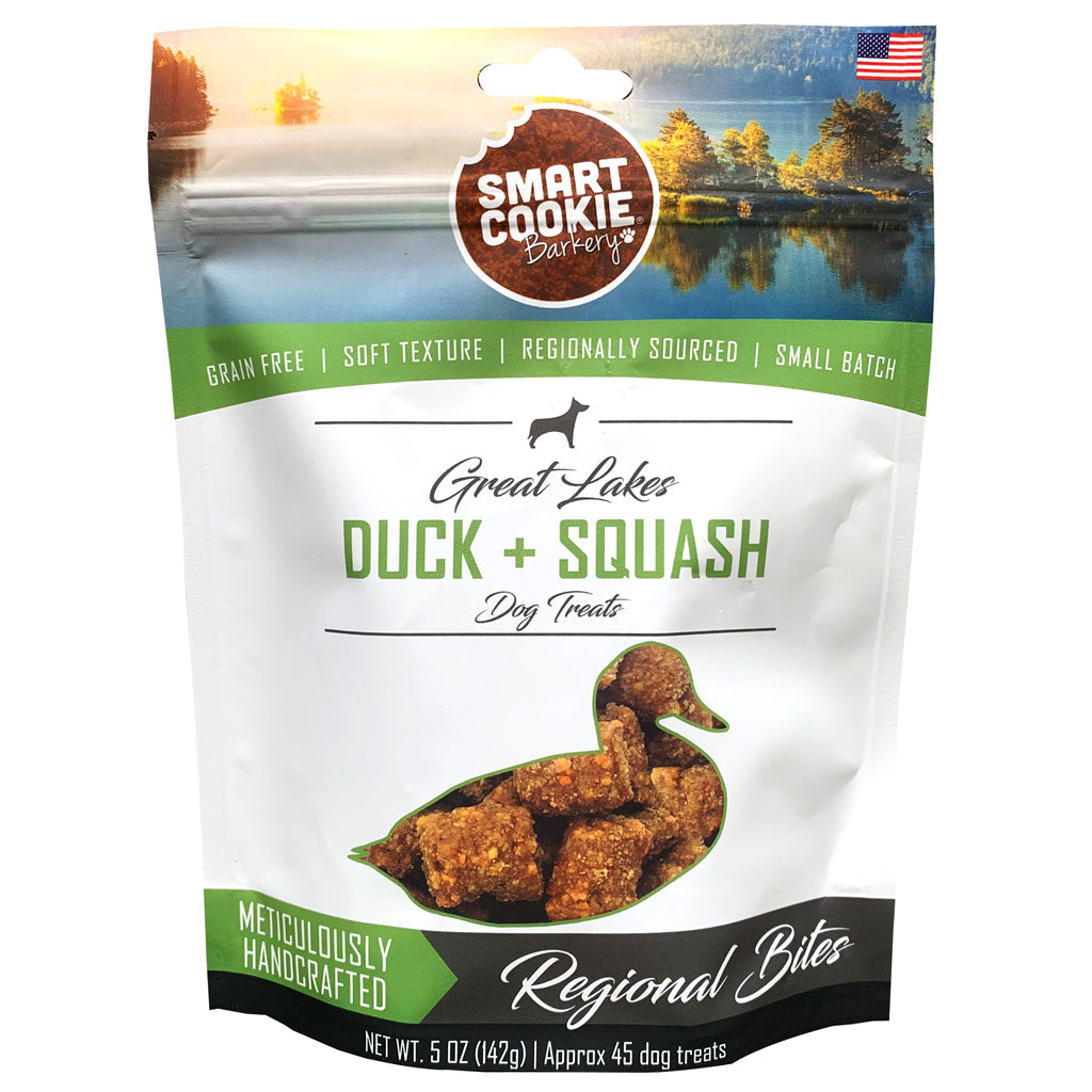 Smart Cookie Barkery Duck & Squash Grain Free Treats for Sensitive Stomach & Allergies