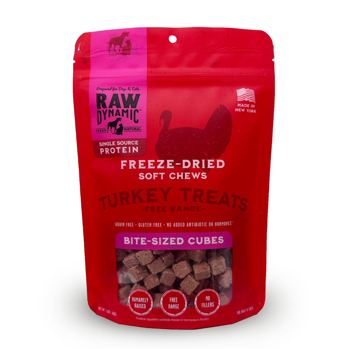 Raw Dynamic: Freeze-Dried Soft Chews - Turkey Treats
