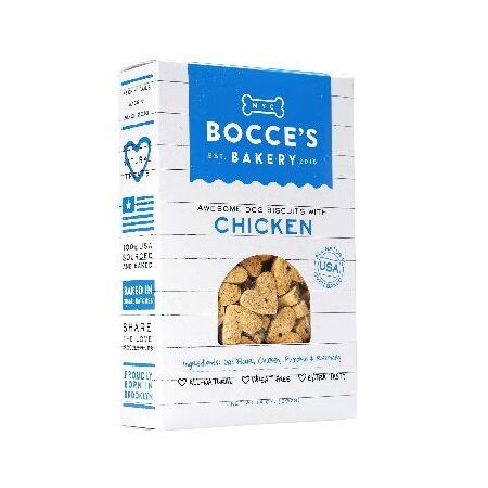 Bocce's Dog Treat Basics Chicken 14 oz Box