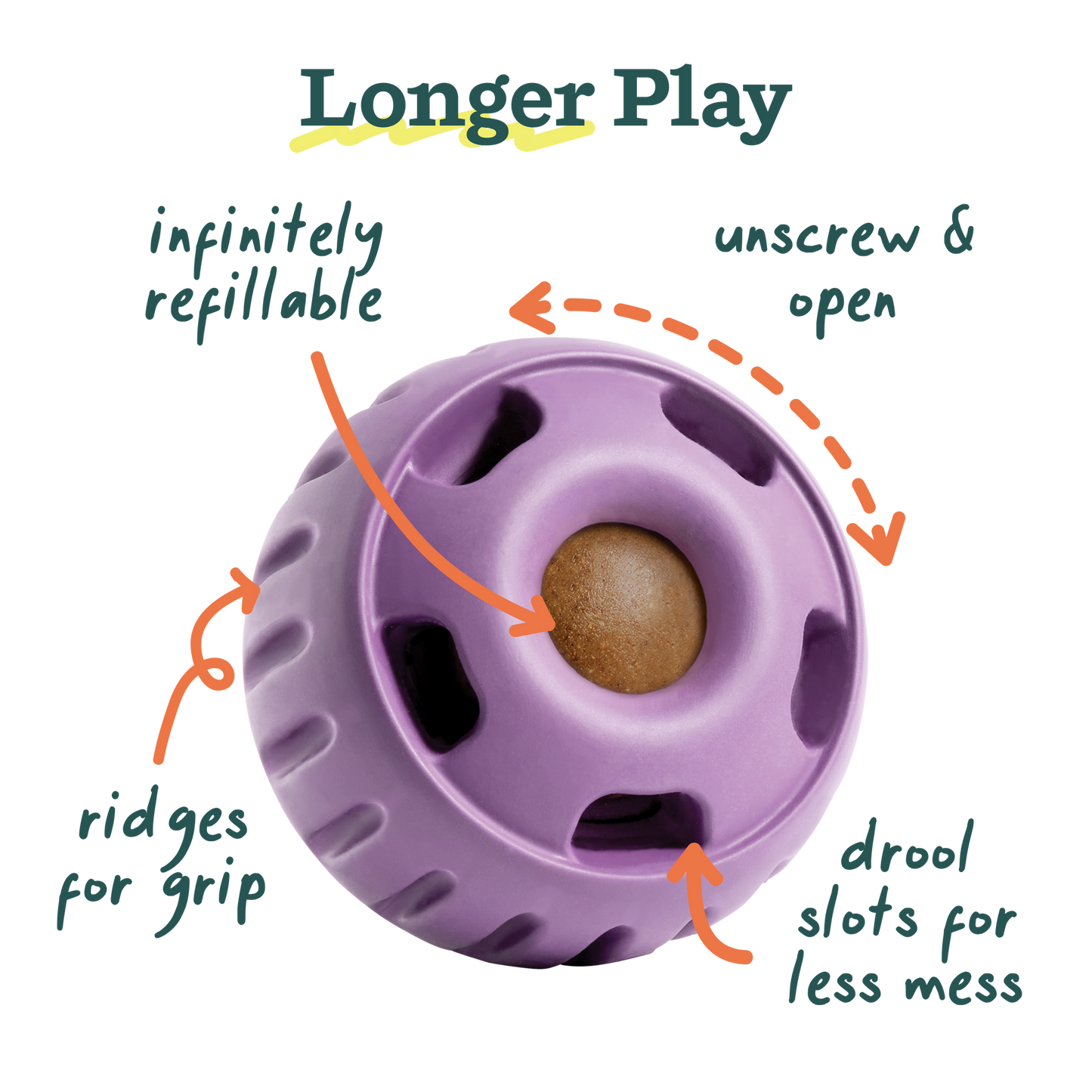 Woof Pupsicle Large Purple