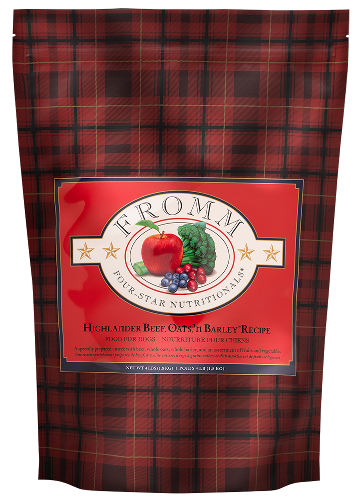 Fromm Four-Star Dry Dog Food - Highlander Beef, Oats, 'n Barley™ Recipe