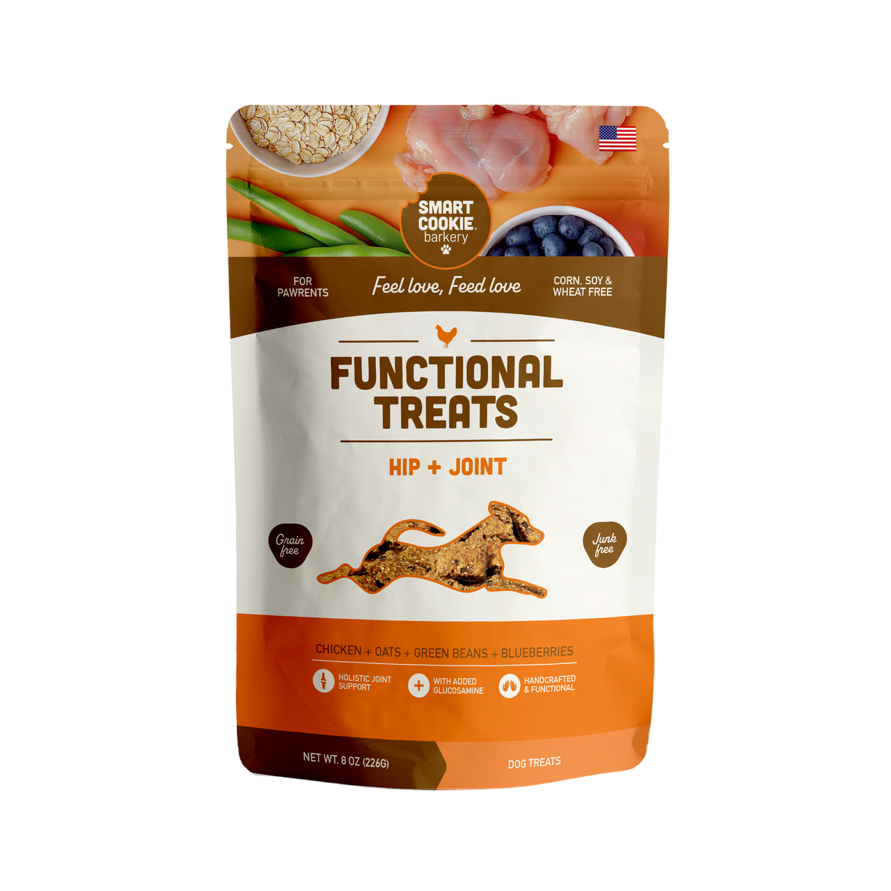 Smart Cookie: Functional Treats - Hip & Joint 8oz Pouch