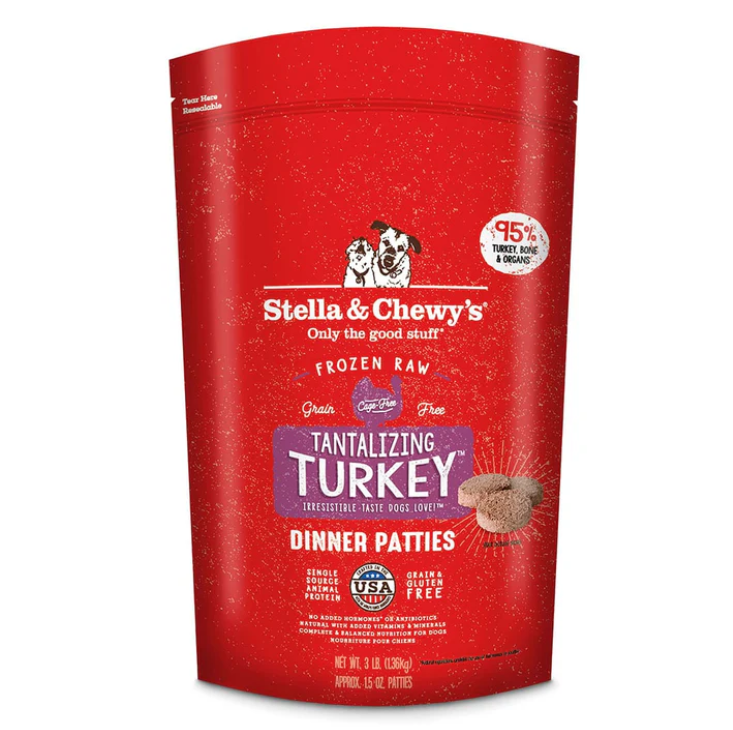 Tantalizing Turkey Frozen Raw Dinner Patties 6 lb