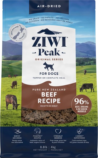 Ziwi Peak: Beef Recipe 8.8lb Dog Food Bag