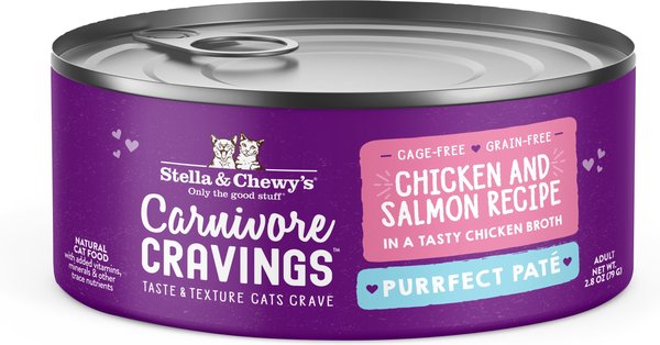 Stella & Chewy's Carnivore Cravings Chicken & Salmon2.8 oz Can Cat Food