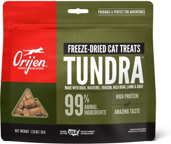 Orijen: Freeze-Dried Cat Treats Tundra 1.25oz Pouch