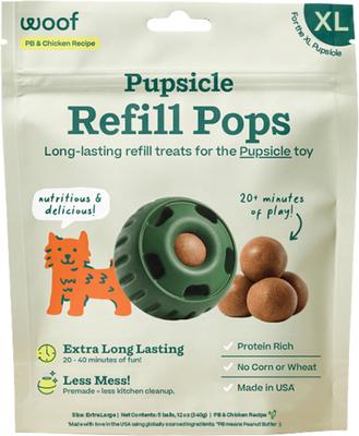 Woof Pupsicle Refill Pops PB & Chicken Extra Large