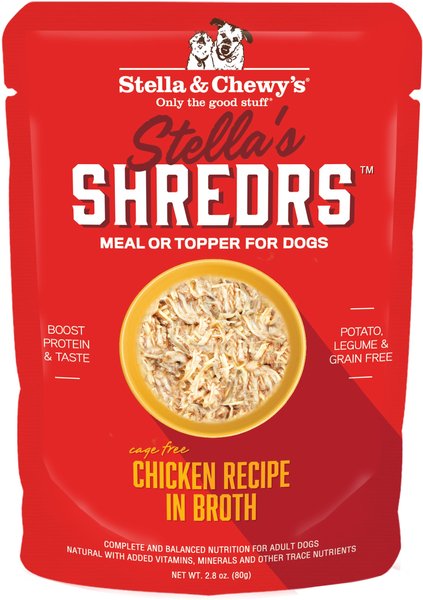 Stella & Chewy's: Stella's Shredrs - Chicken Recipe in Broth 2.8oz Pouch