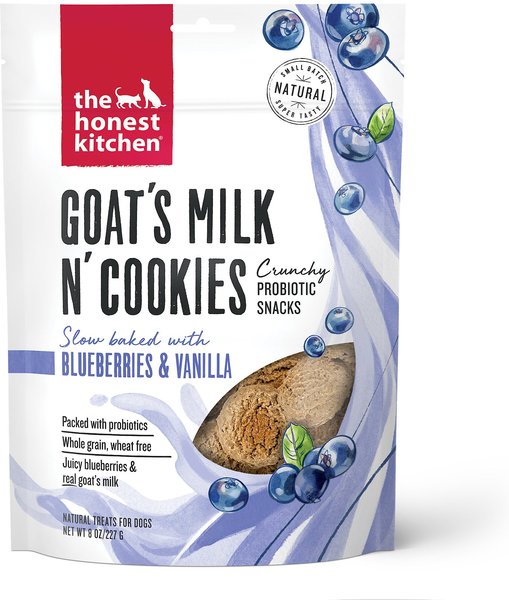 The Honest Kitchen: Goat's Milk N' Cookies - Blueberry & Vanilla 8oz Bag