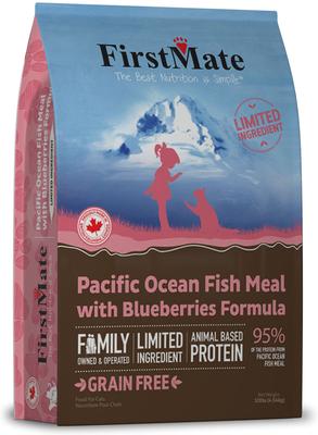 FirstMate: Pacific Ocean Fish Meal with Blueberries Formula 1lb Bag