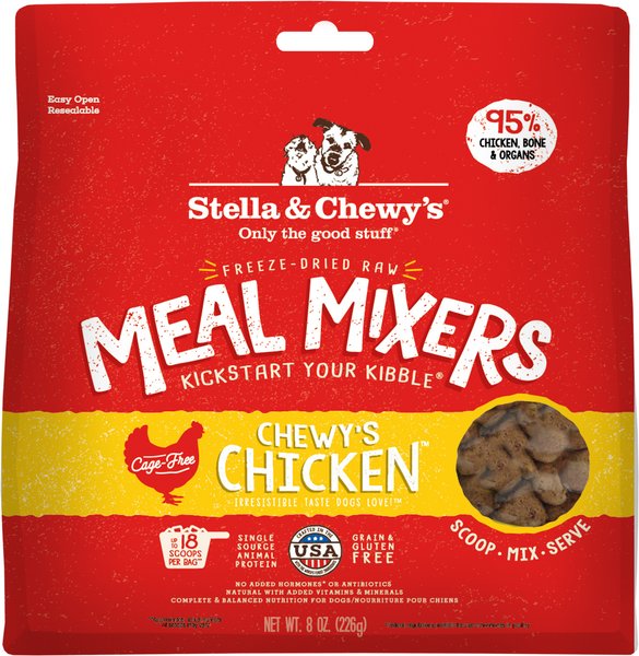 Stella & Chewy's: Freeze- Dried Raw Meal Mixers - Chewy's Chicken 8oz Bag