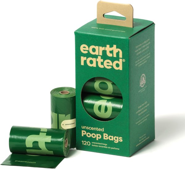 Earth Rated: Poop Bags - Unscented Single Roll