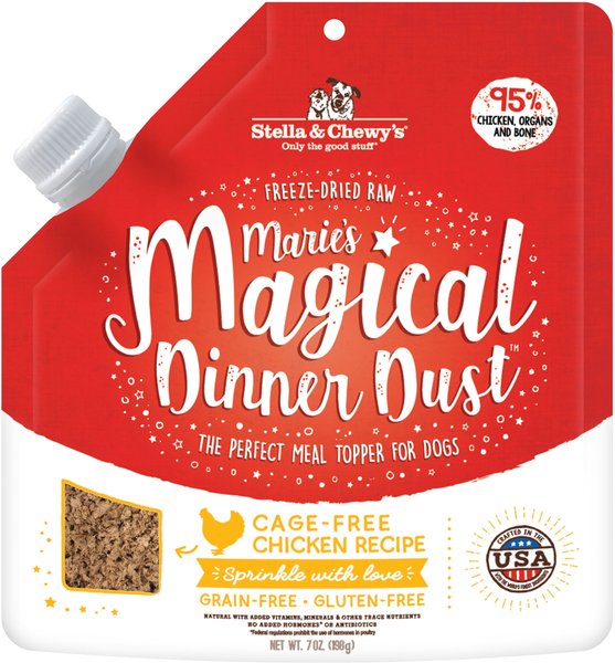 Stella & Chewy's: Freeze-Dried Raw Marie's Magical Dinner Dust - Cage-Free Chicken Recipe 7oz Bag