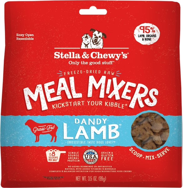 Stella & Chewy's: Freeze- Dried Raw Meal Mixers - Dandy Lamb 3.5oz Bag