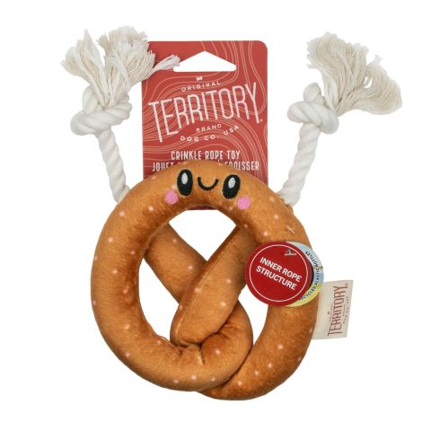 Territory: Crinkle Rope Pretzel Toy