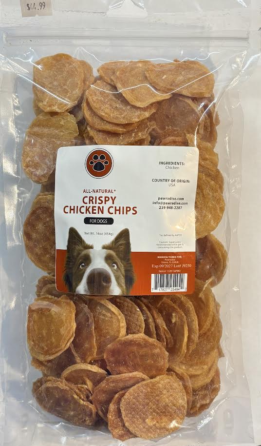 Pawradise: Crispy Chicken Chips Bag