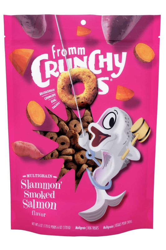 Fromm: Crunchy Os - Slammon' Smoked Salmon Flavor Dog Treats