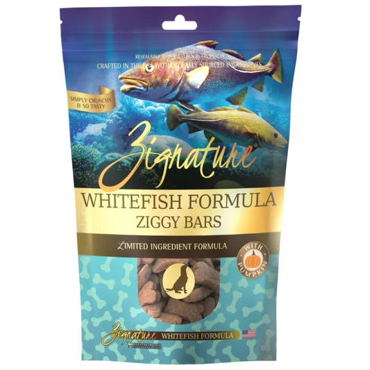 Zignature Whitefish Formula Ziggy Bars