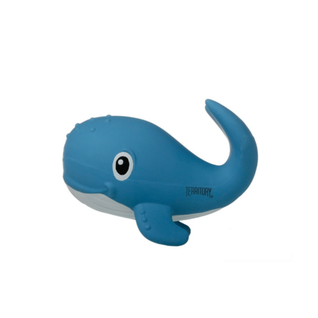 Territory Dog Toy Latex Whale Blue 6.5"