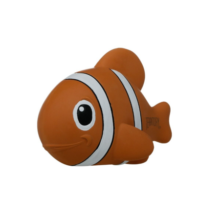 Territory Dog Toy Latex Clown Fish Orange 4.5"