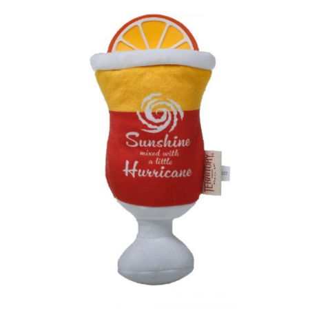 Territory Dog Toy Latex 2 In 1 Hurricane Red 8.5"