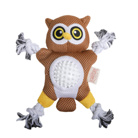 Territory Dog Toy 2 In 1 Owl 10"